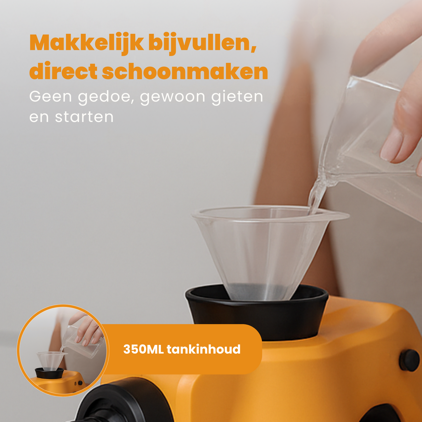 Purify Prime HSR-2200 - 12 Delige Stoomreiniger - Vlekkenreiniger, 4 meter Kabellengte