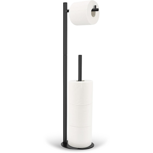 WC-Rolhouder Staand Zwart